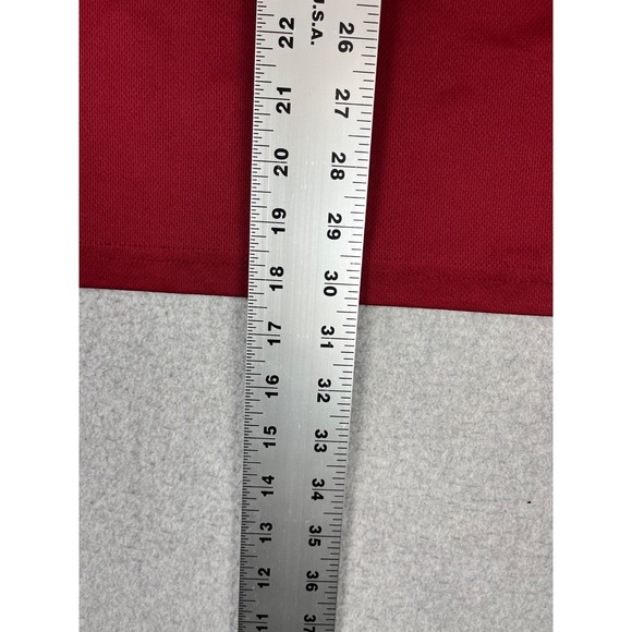 Marvel Deadpool Football Jersey Mens XL Red Black Color Block 91 Superhero - Picture 7 of 9